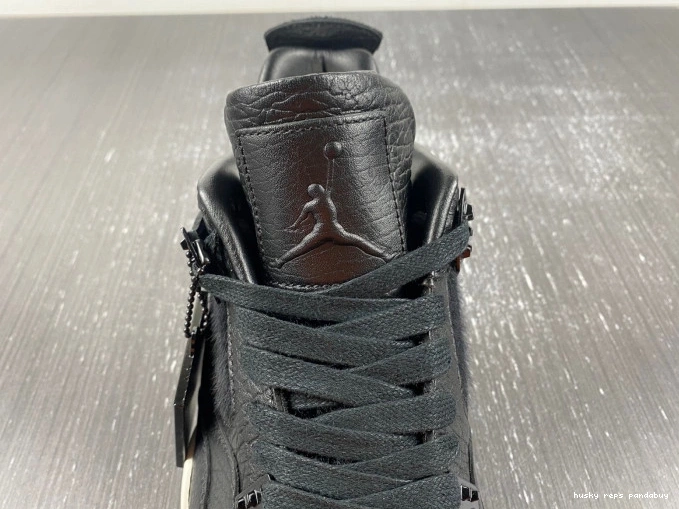 Rep Husky 819139-010 Jordan Hair Black 4 Retro Pony 0713